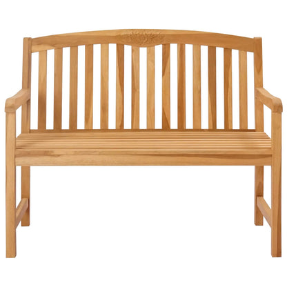 Handsnidad Rosabänk Naturlig 114 x 60,5 x 95 cm Massivt teakträ