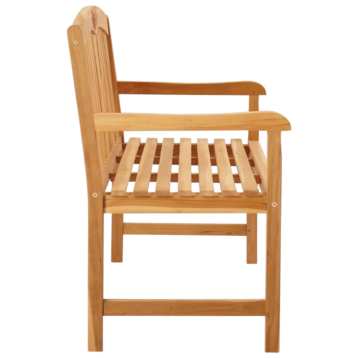Handsnidad Rosabänk Naturlig 114 x 60,5 x 95 cm Massivt teakträ