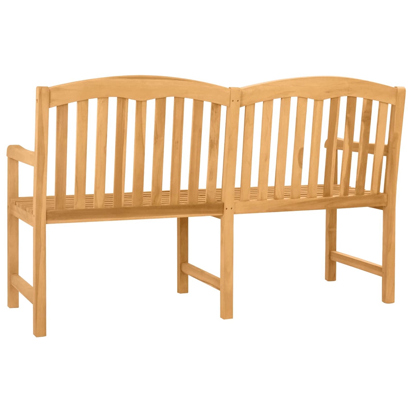 Handsnidad Rosabänk Naturlig 179,5 x 61 x 90 cm Massivt teakträ