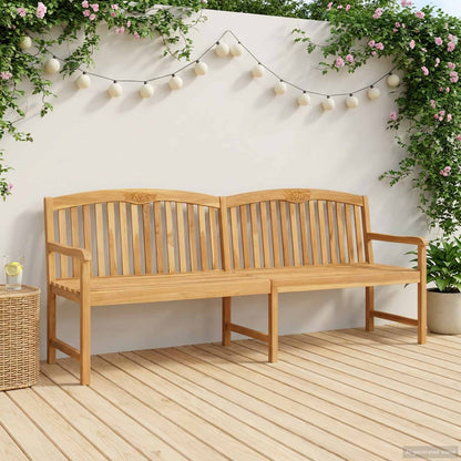 Handsnidad Rosabänk Naturlig 228 x 60 x 90 cm Massivt teakträ