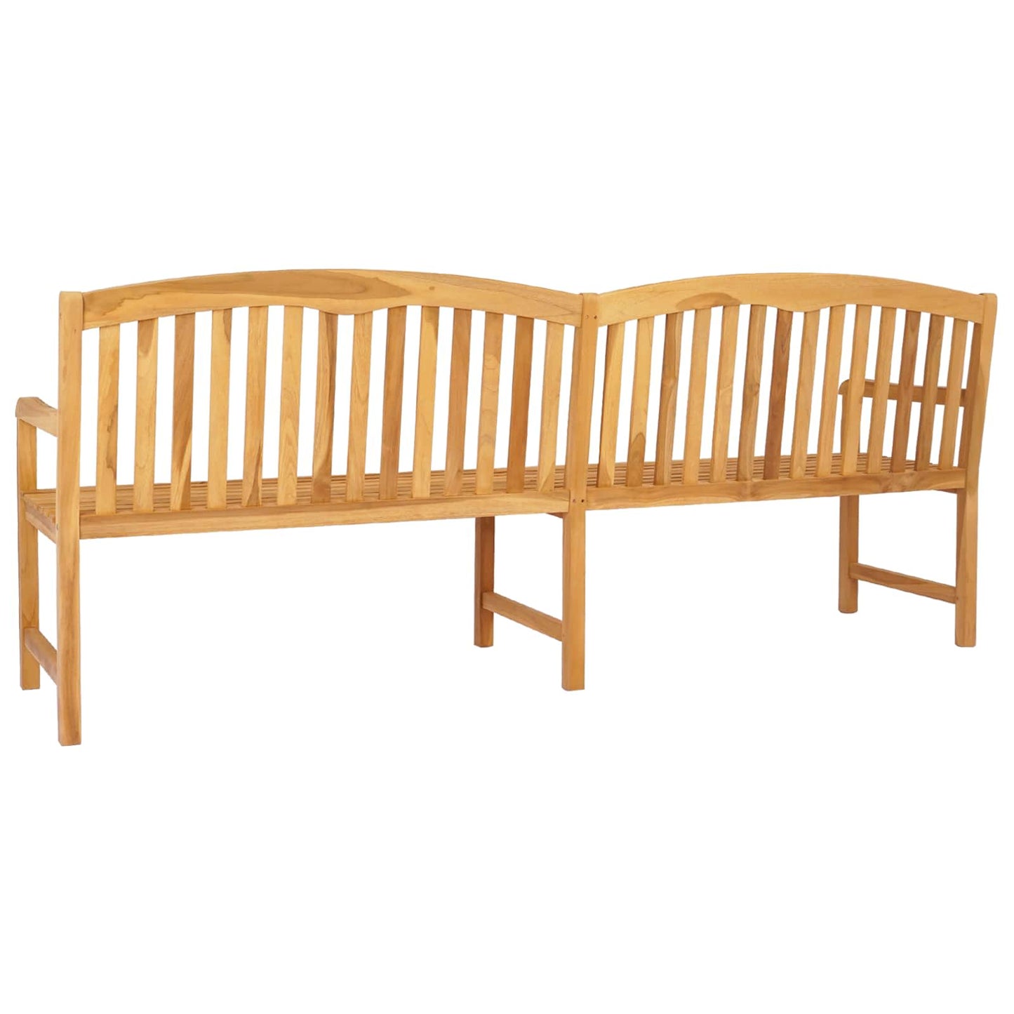 Handsnidad Rosabänk Naturlig 228 x 60 x 90 cm Massivt teakträ