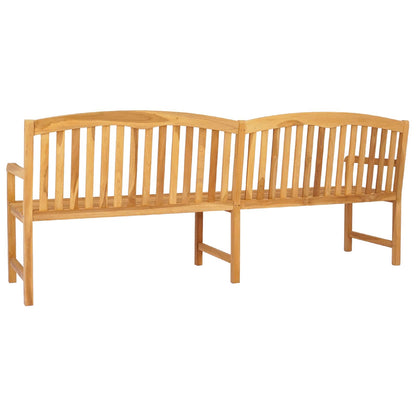 Handsnidad Rosabänk Naturlig 228 x 60 x 90 cm Massivt teakträ