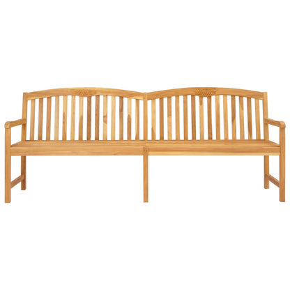 Handsnidad Rosabänk Naturlig 228 x 60 x 90 cm Massivt teakträ