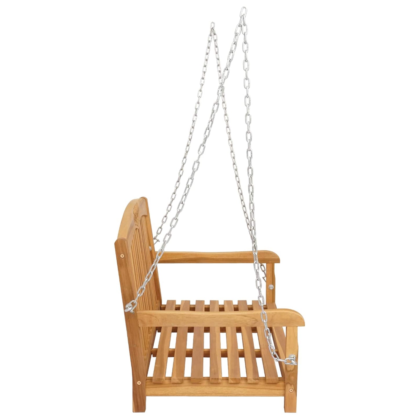 Gungbänk Naturlig 114 x 61 x 61,5 cm Massivt teakträ