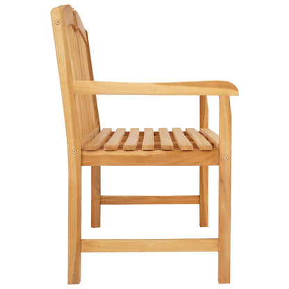 Handsnidad Rosabänk Naturlig 114 x 60 x 95 cm Massivt teakträ