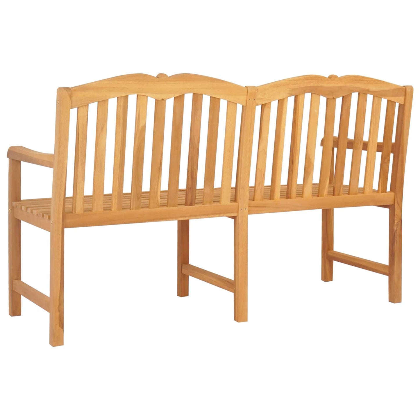 Handsnidad Rosabänk Naturlig 150 x 60,5 x 95 cm Massivt teakträ