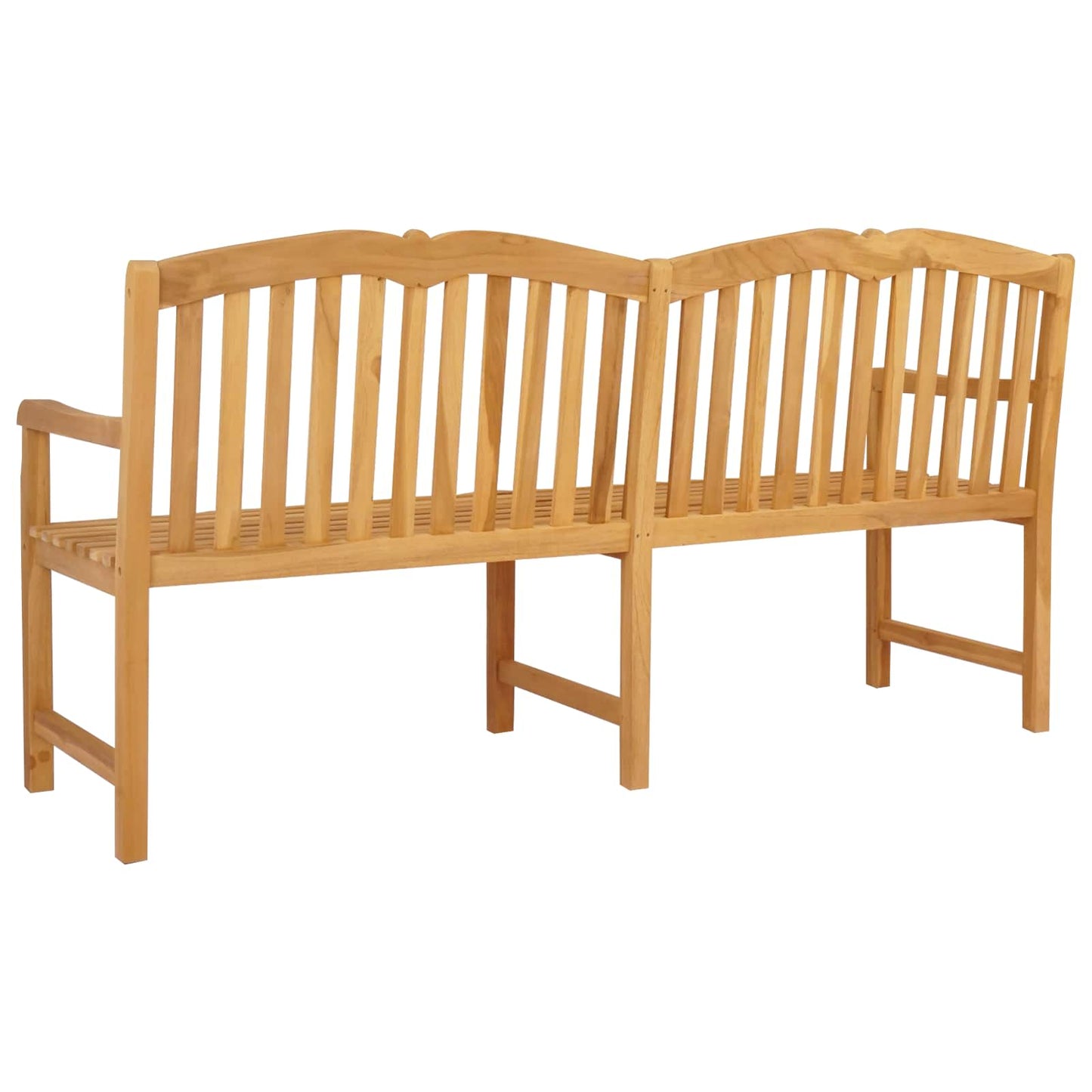 Handsnidad Rosabänk Naturlig 180,5 x 60 x 96 cm Massivt teakträ
