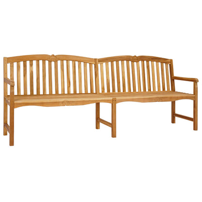 Handsnidad Rosabänk Naturlig 228 x 61 x 94,5 cm Massivt teakträ