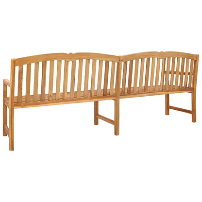 Handsnidad Rosabänk Naturlig 228 x 61 x 94,5 cm Massivt teakträ