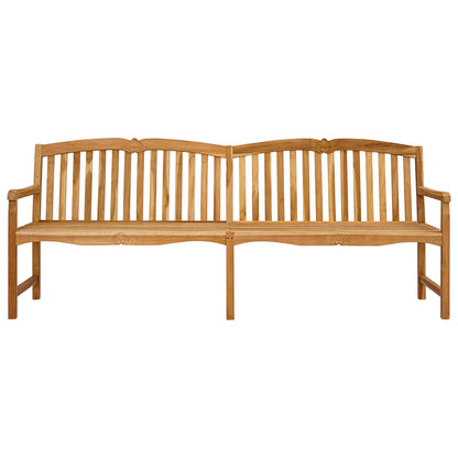 Handsnidad Rosabänk Naturlig 228 x 61 x 94,5 cm Massivt teakträ