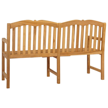 Handsnidad Rosabänk Naturlig 155 x 60 x 94 cm Massivt teakträ