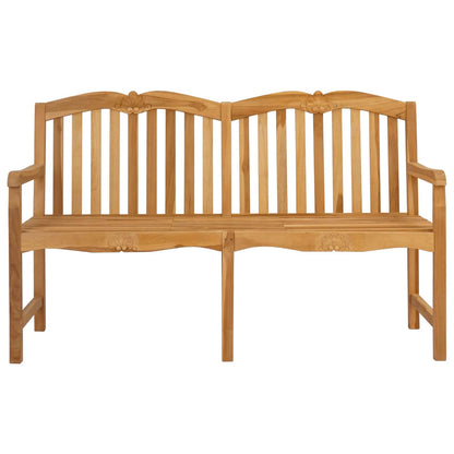 Handsnidad Rosabänk Naturlig 155 x 60 x 94 cm Massivt teakträ