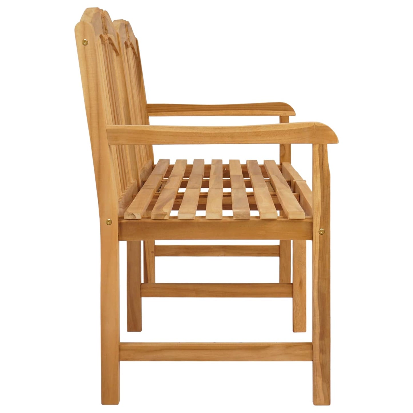 Handsnidad Rosabänk Naturlig 155 x 60 x 94 cm Massivt teakträ