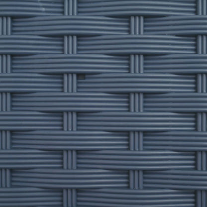 Upphöjd Bädd med Spaljé och Tak Grå 163 x 40 x 126 cm PP