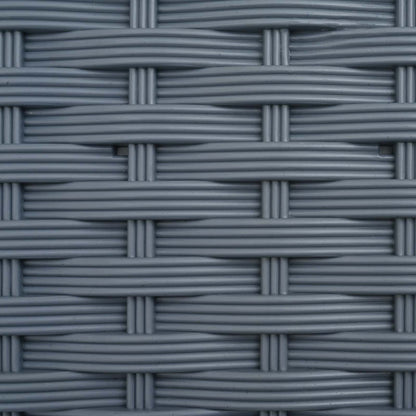 Upphöjd Bädd med Spaljé och Tak Ljusgrå 163 x 40 x 126 cm PP