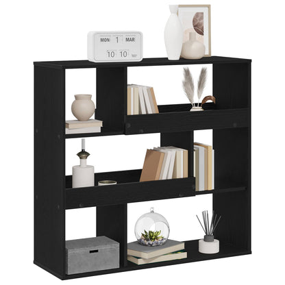 Bokhylla Svart Ek 100 x 33 x 94,5 cm