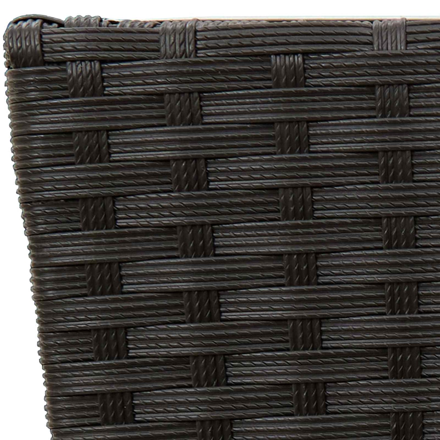 Utomhus Blomkruka Metall 3 pcs Svart Metall