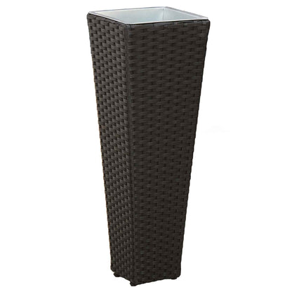 Utomhus Blomkruka Metall 3 pcs Svart Metall