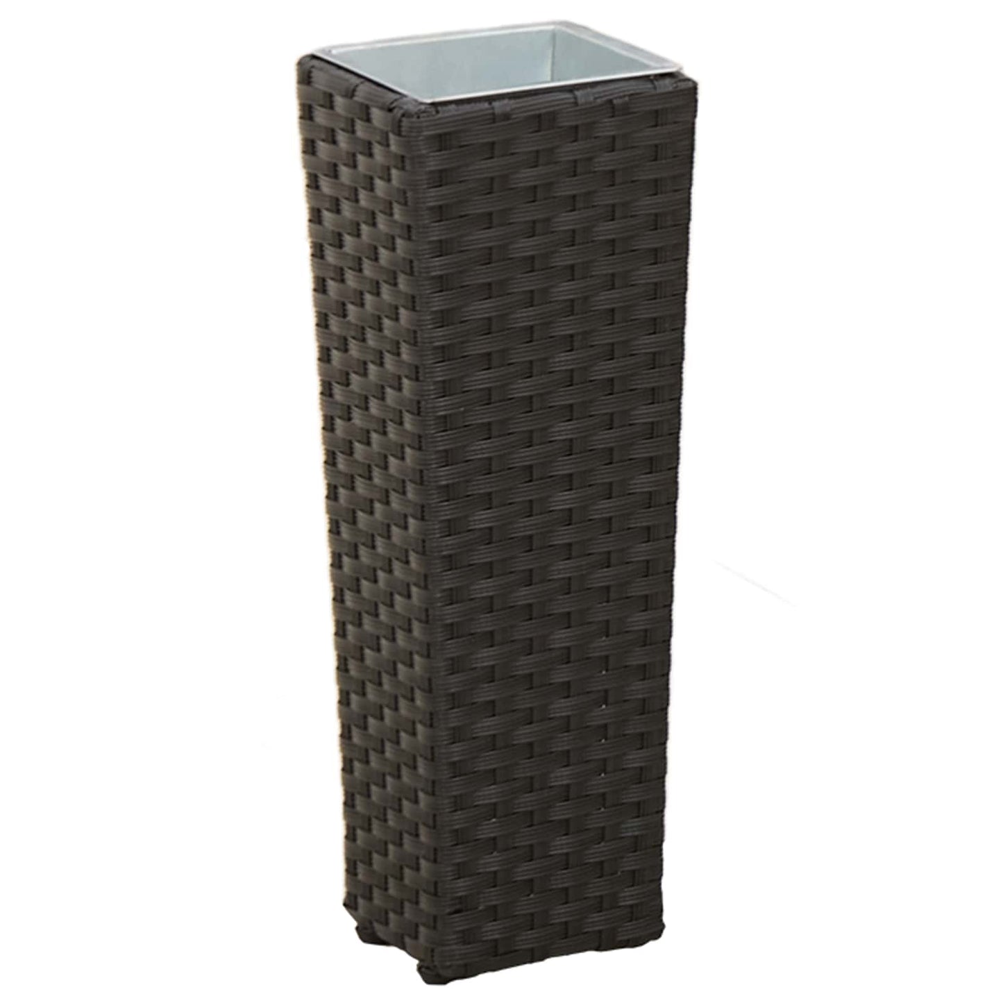 Utomhus Blomkruka Metall 3 pcs Svart Metall