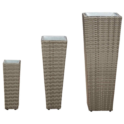 Utomhus Blomkruka Metall 3 pcs Metall