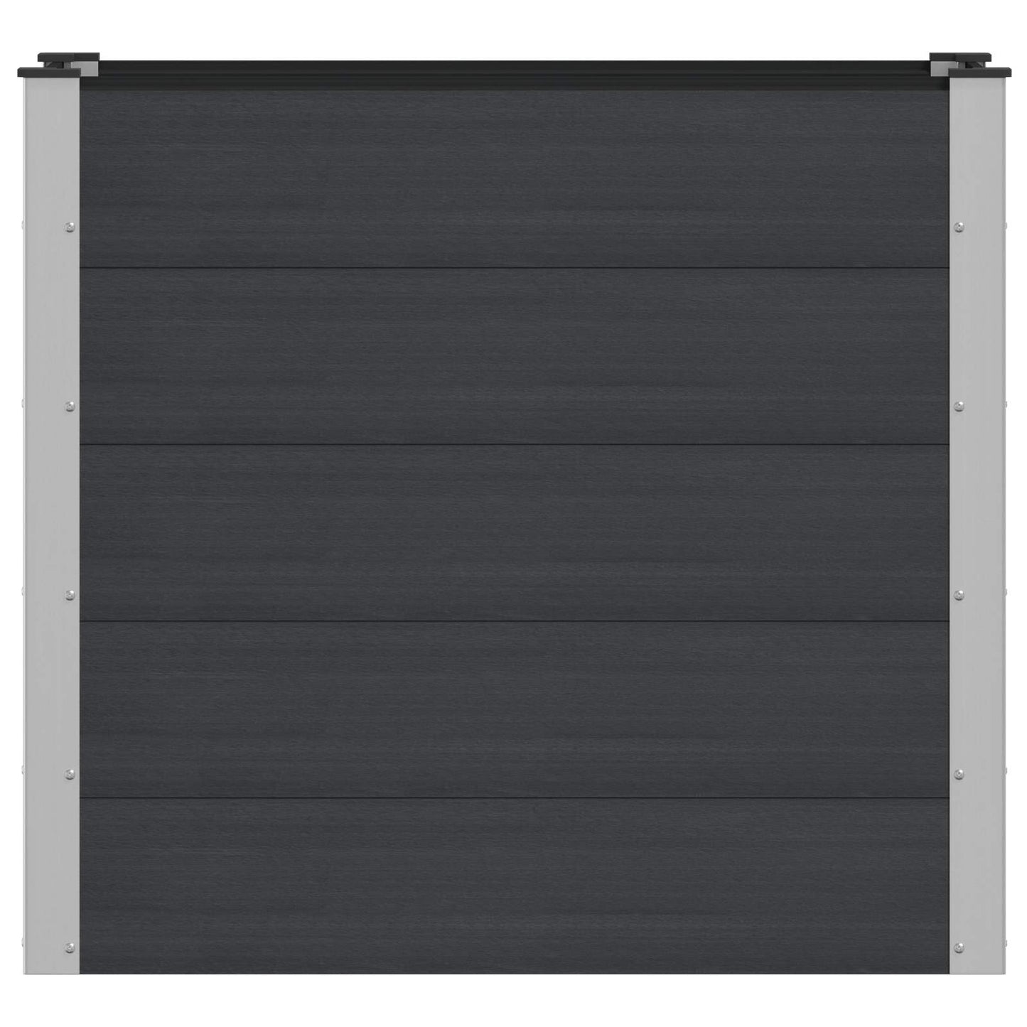 Upphöjd odlingslåda Svart 100 x 50 x 91 cm