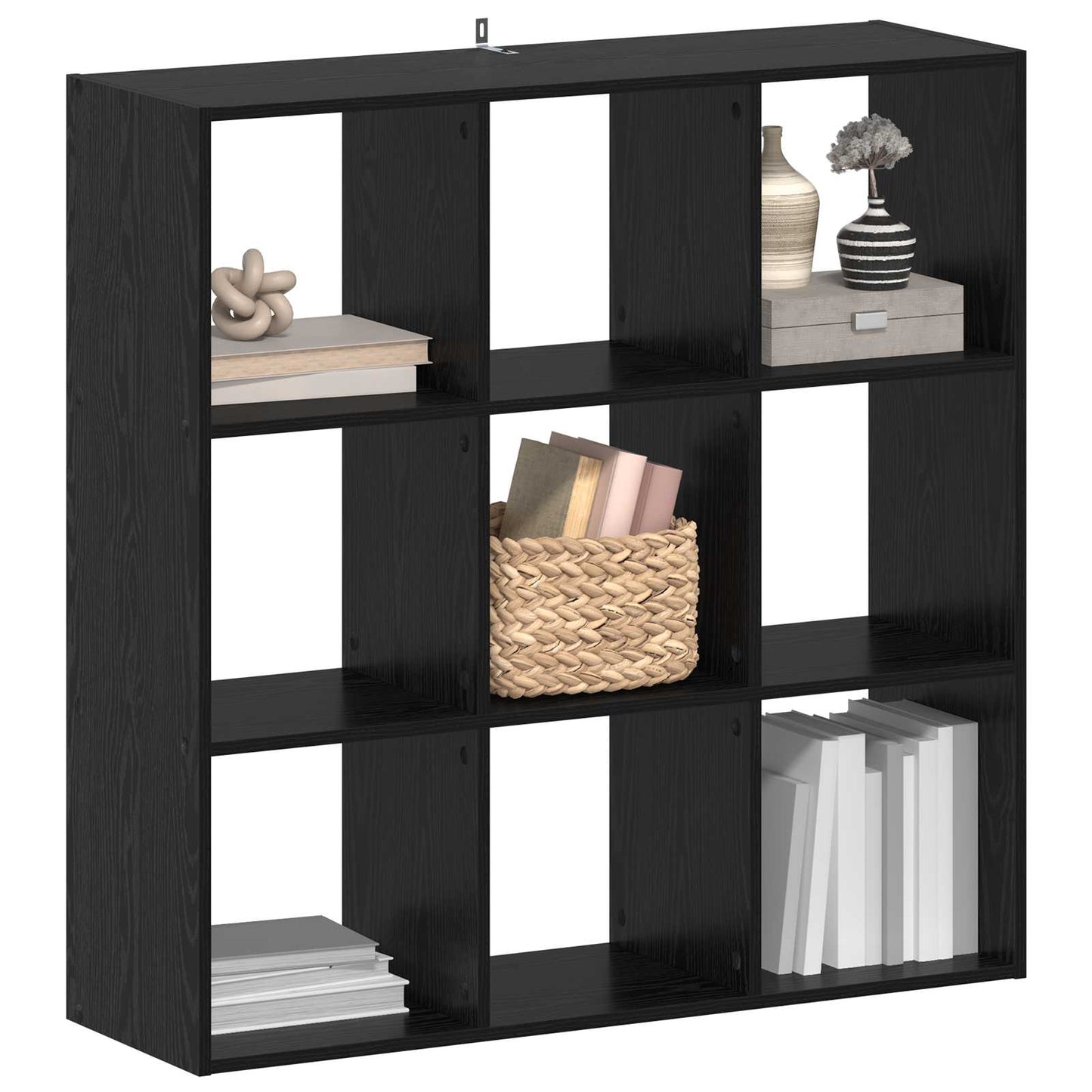 Bokhylla Svart ek 102 x 32 x 102 cm