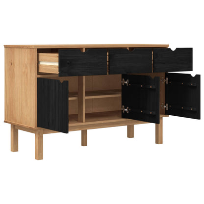 Sideboard OTTA Brun och svart 114 x 43 x 73,5 cm