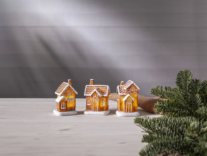 Belysning Jul Pepparkakshus 3-pack