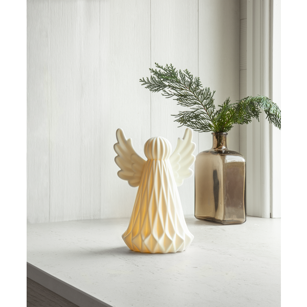 Belysning jul Vinter Ängel 19 cm