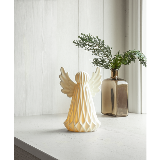 Belysning jul Vinter Ängel 19 cm