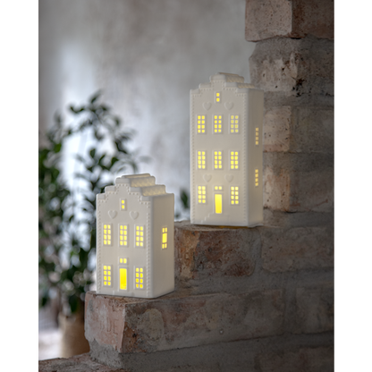 Belysning jul Vinter Hus 21 cm