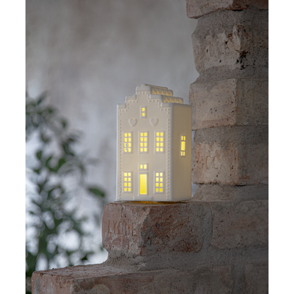 Belysning jul Vinter Hus 16 cm