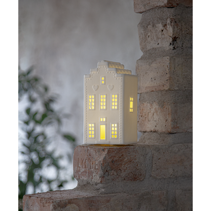 Belysning jul Vinter Hus 16 cm