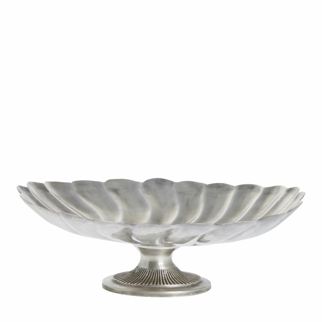 Dekorativt fat /skål Vintage Antiksilver 34X25X13 cm
