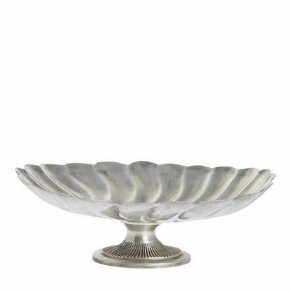 Dekorativt fat /skål Vintage Antiksilver 34X25X13 cm