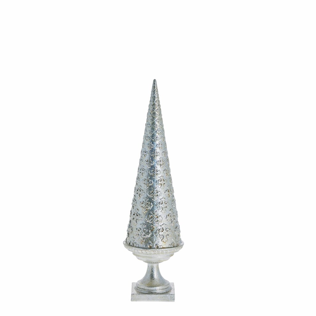 Juldekoration Inomhus Gran 26,5 cm Antiksilver
