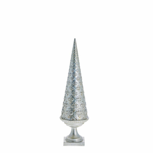 Juldekoration Inomhus Gran 26,5 cm Antiksilver