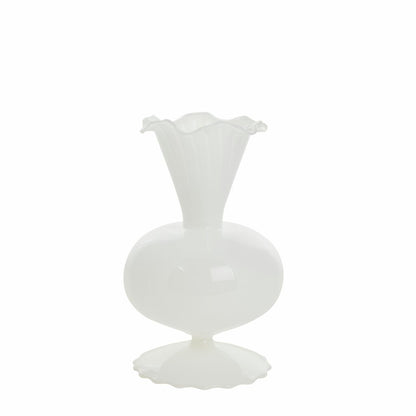 Dekorativ Vas Lea 17,5 cm Vit