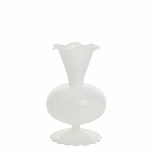 Dekorativ Vas Lea 17,5 cm Vit