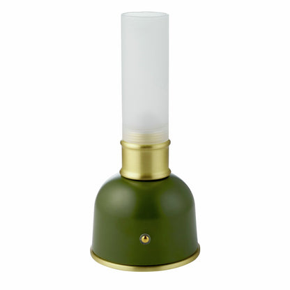 Bordslampa Nostalgia LED lampa 23,5 cm Grön