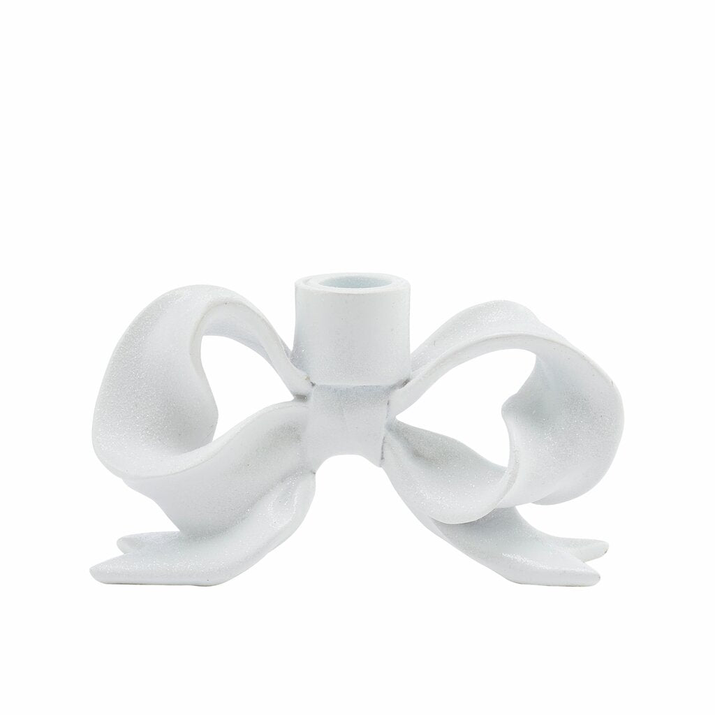 Julljusstake Rosett 2-pack Vit 16,5 cm