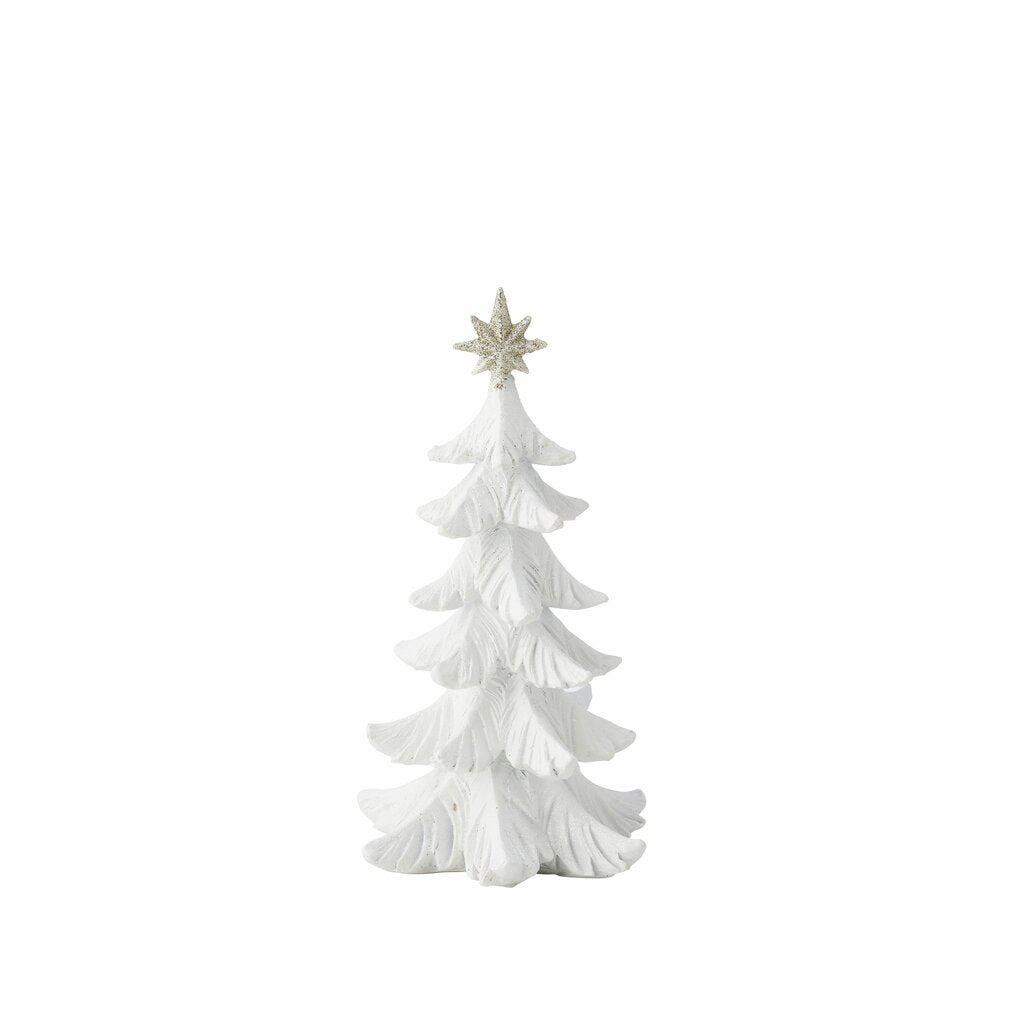 Juldekoration Inomhus Gran 17,7 cm Vit