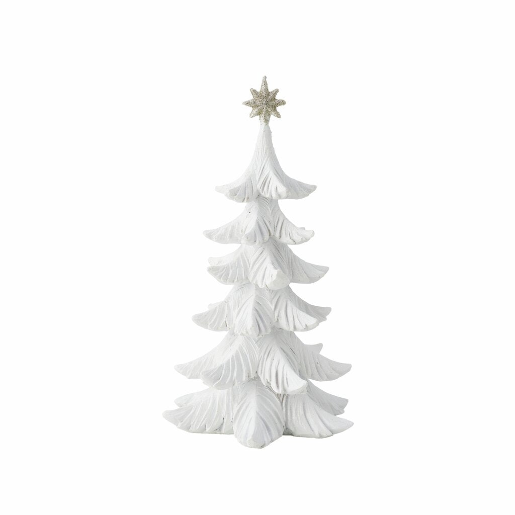Juldekoration Inomhus Gran 21 cm Vit