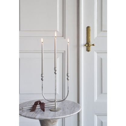 Ljusstake Imelia 3 armad 24,5 cm Silver