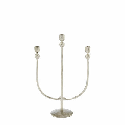 Ljusstake Imelia 3 armad 24,5 cm Silver