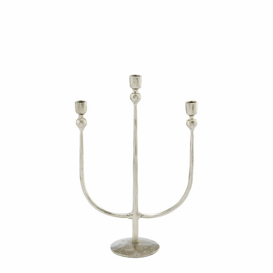 Ljusstake Imelia 3 armad 24,5 cm Silver