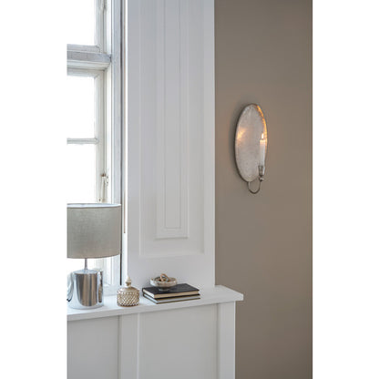 Ljusstake Vägg Inine Järn 40 cm Silver