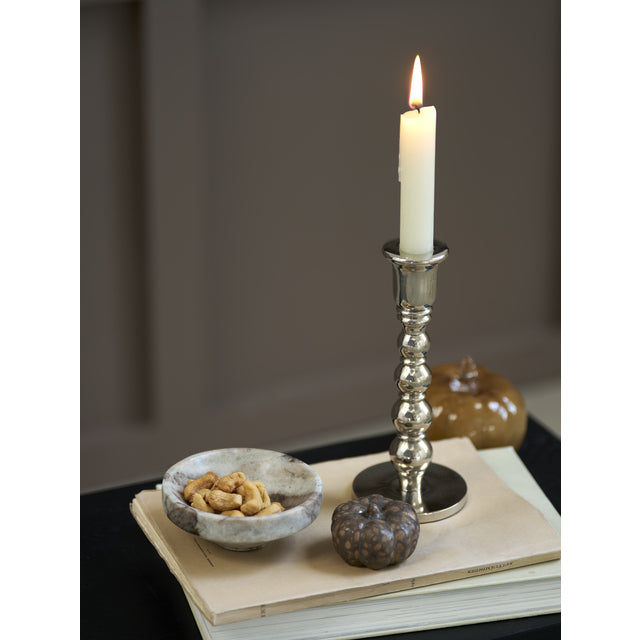 Ljusstake Freja 19 cm Blank silver