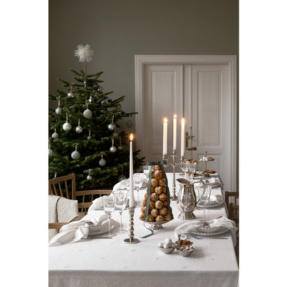 Dekorativt fat tvåplan Blanca 27 cm Blank silver