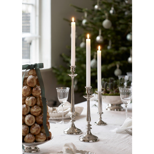 Ljusstake Silla 27 cm Blank silver